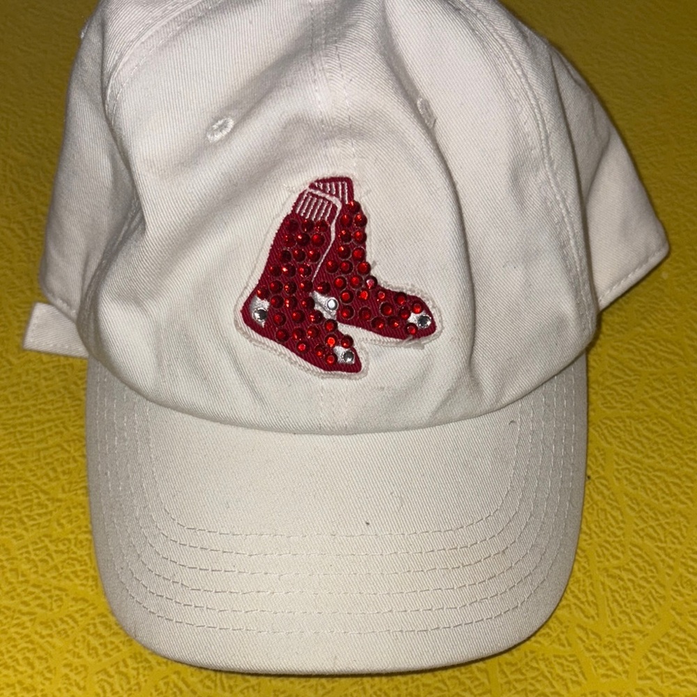 Embellished Red Sox Baseball Hat